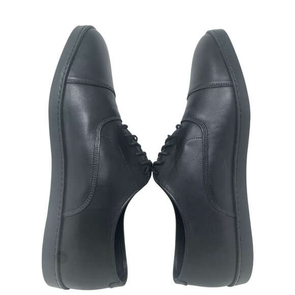 Allen Edmonds Park Avenue Cap Toe Oxford Black Leather Dress Sneakers Size 13 - Picture 7 of 14